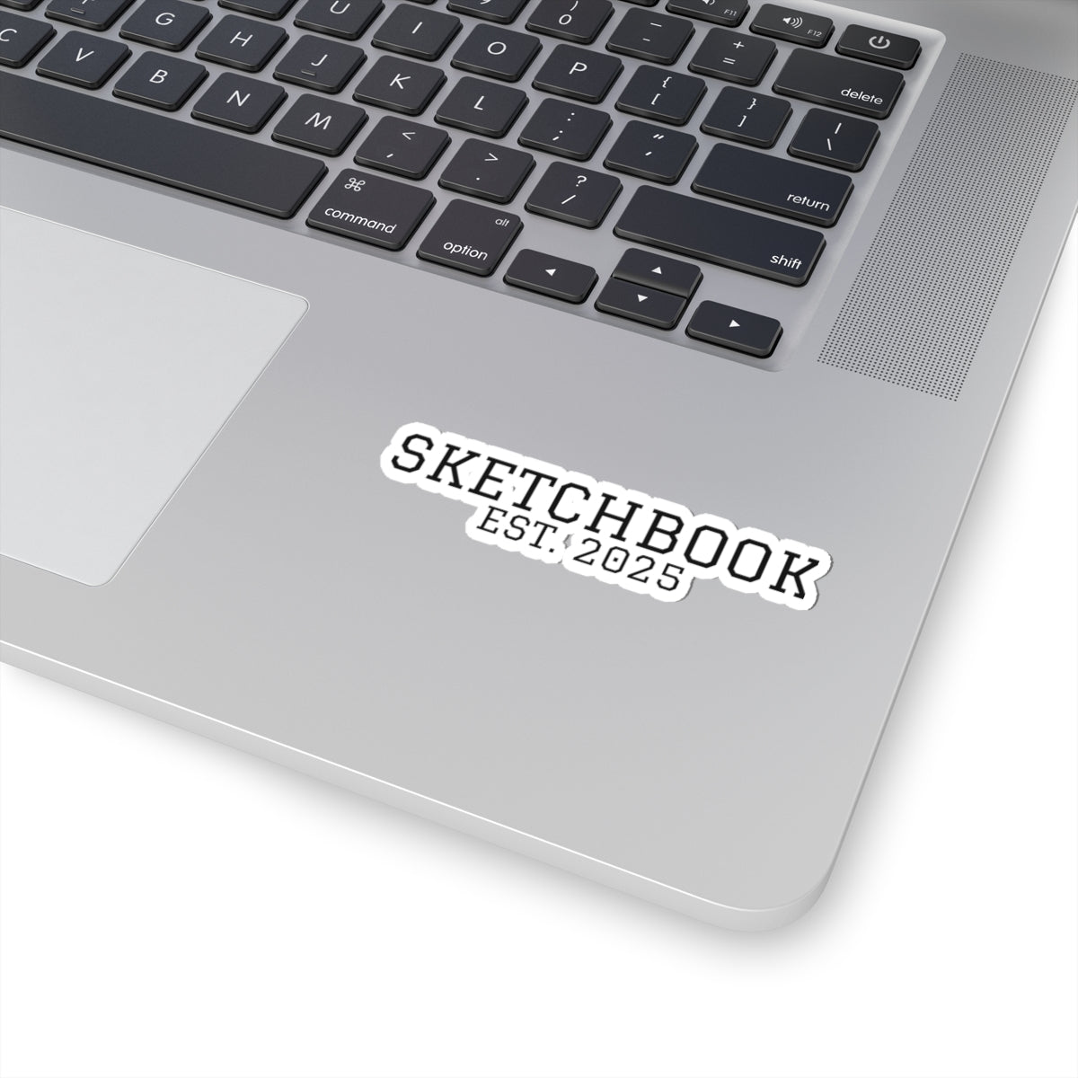 Sketchbook Est. 2025 Sticker — Minimal Streetwear Logo Decal
